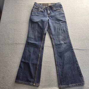 Levis SilverTab Hipster Flare Jeans Vintage 90s Made in USA Blue Denim Size 5 JR